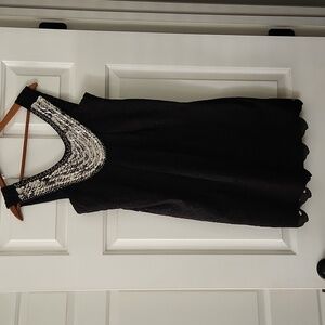 NWT Prarie Embellished black dress Size S